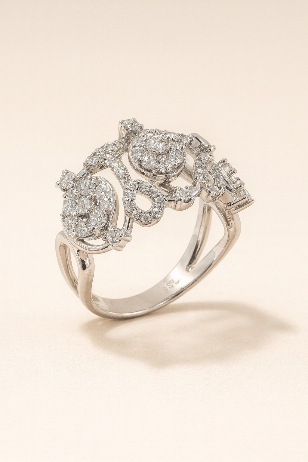 Elaine Opera Mosaic Diamond Ring