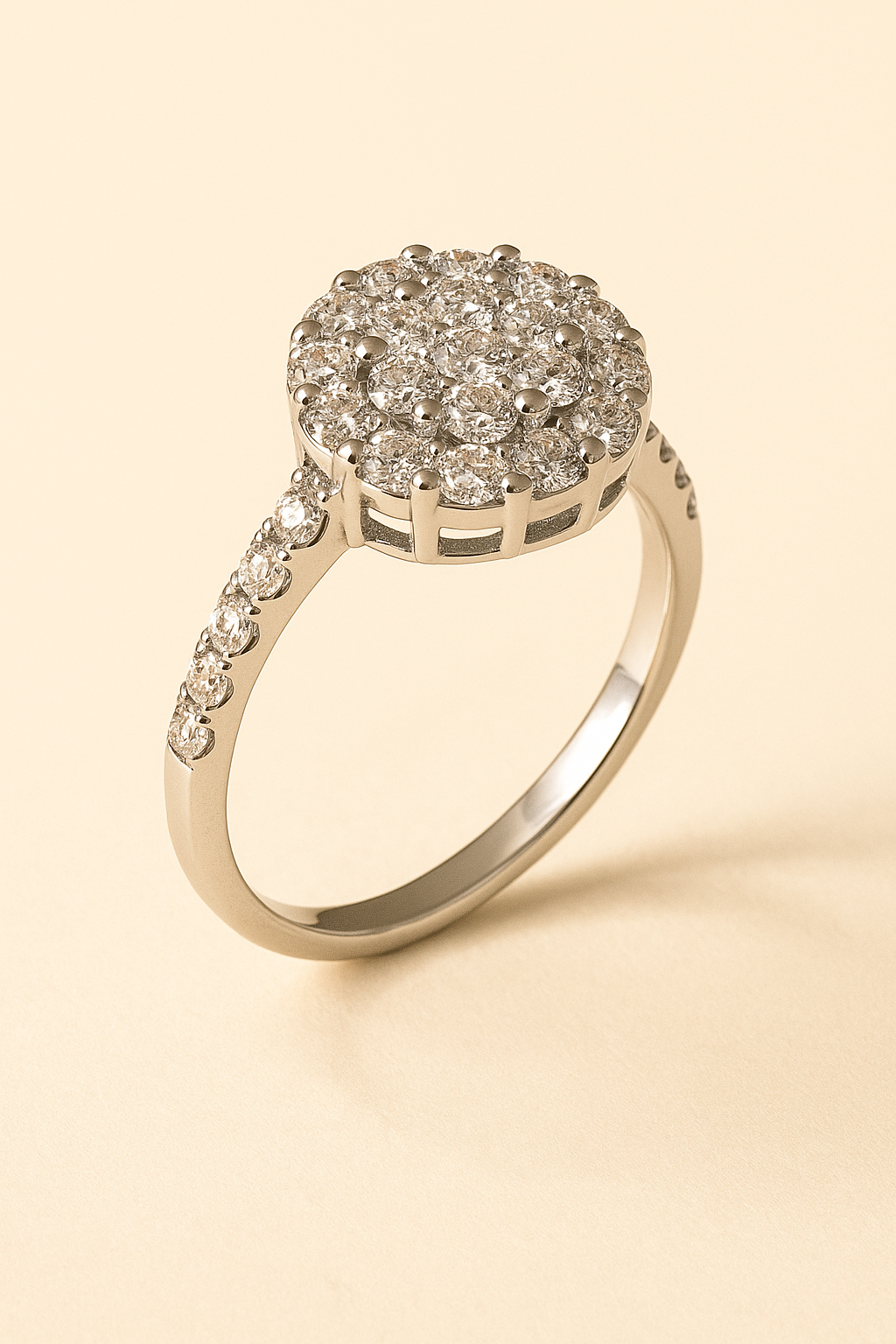 Zelle Pavé Cluster Ring