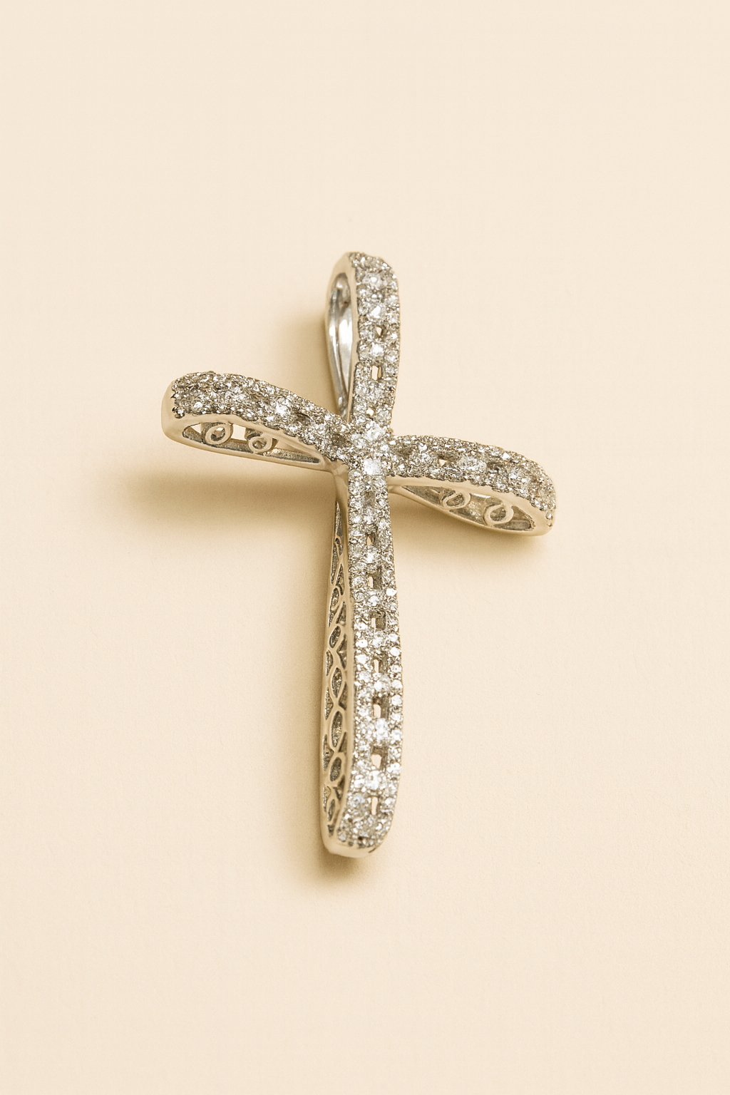 Eternal Grace Diamond Cross Pendant