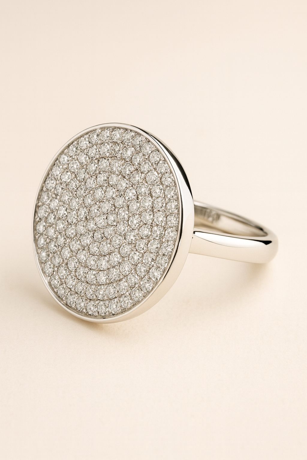 Briar Radiant Diamond Disc Ring