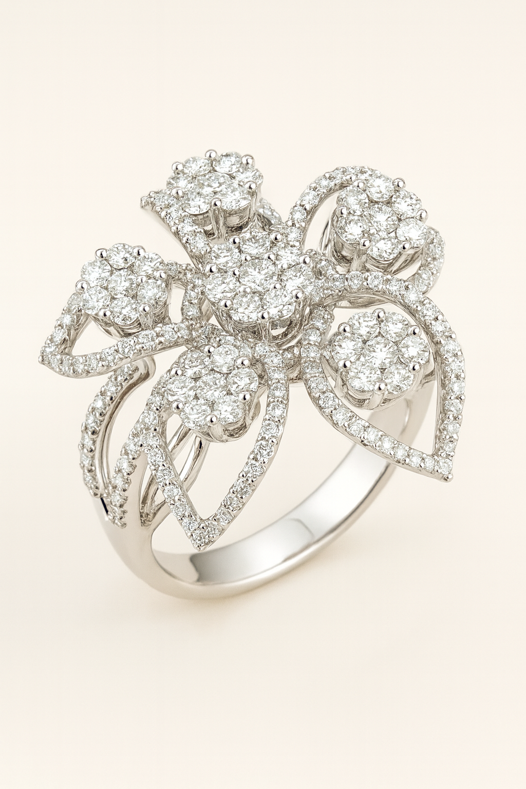 Bernice Diamond Blossom Ring