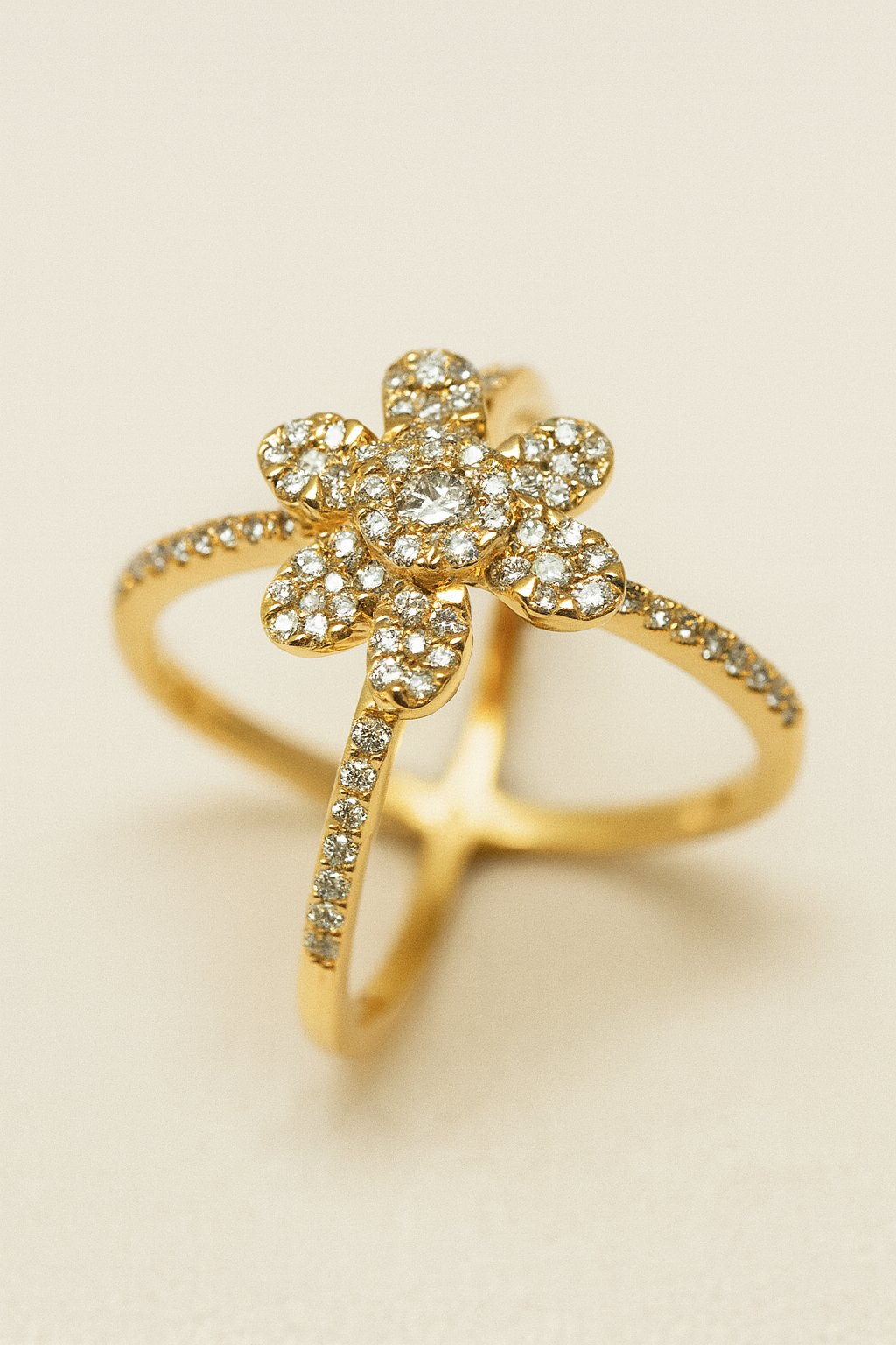 Claudia Floral Diamond Ring
