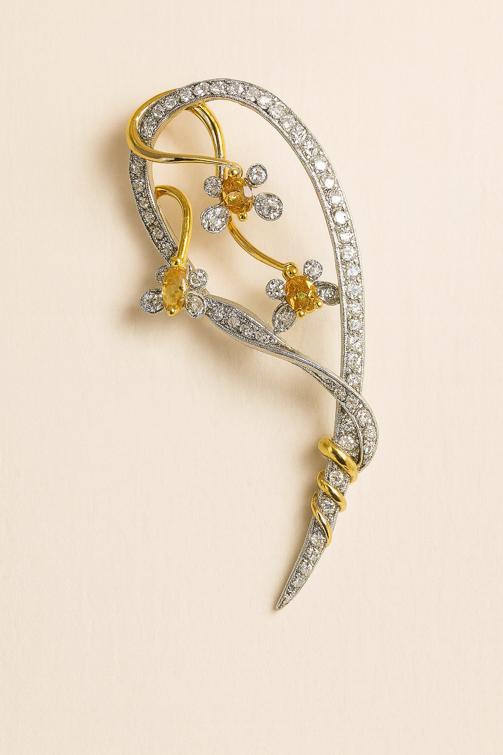 Talitha Bloom and Twine Brooch