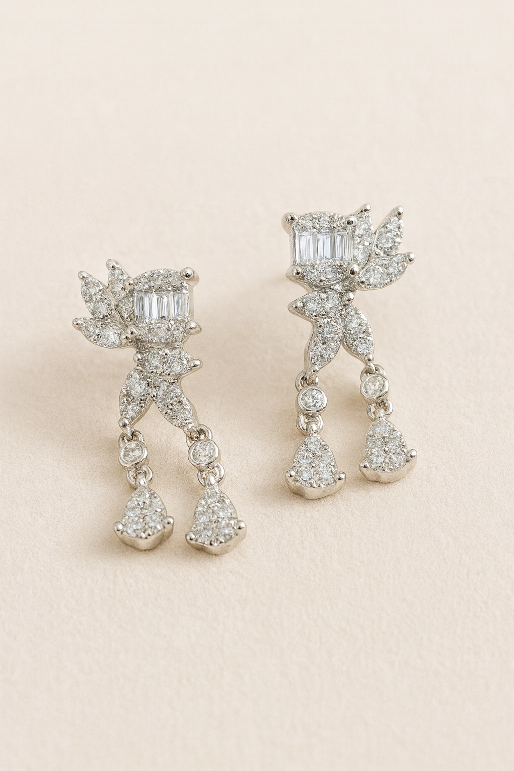 Demi Diamond Cascade Earrings