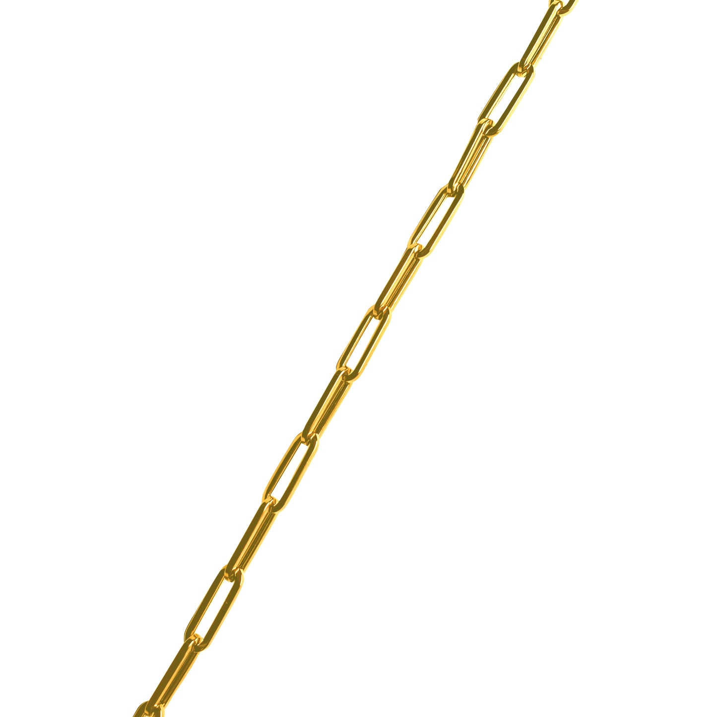 Classic Paperclip Gold Bracelet