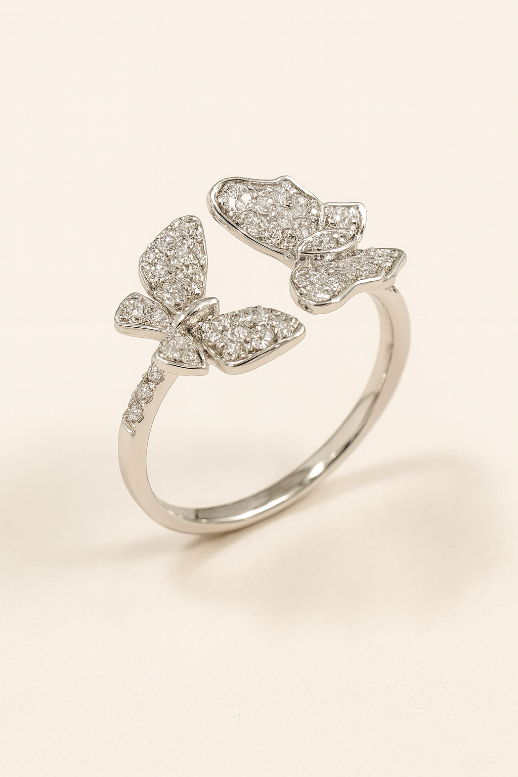 Ava Diamond Flutter Duo Ring