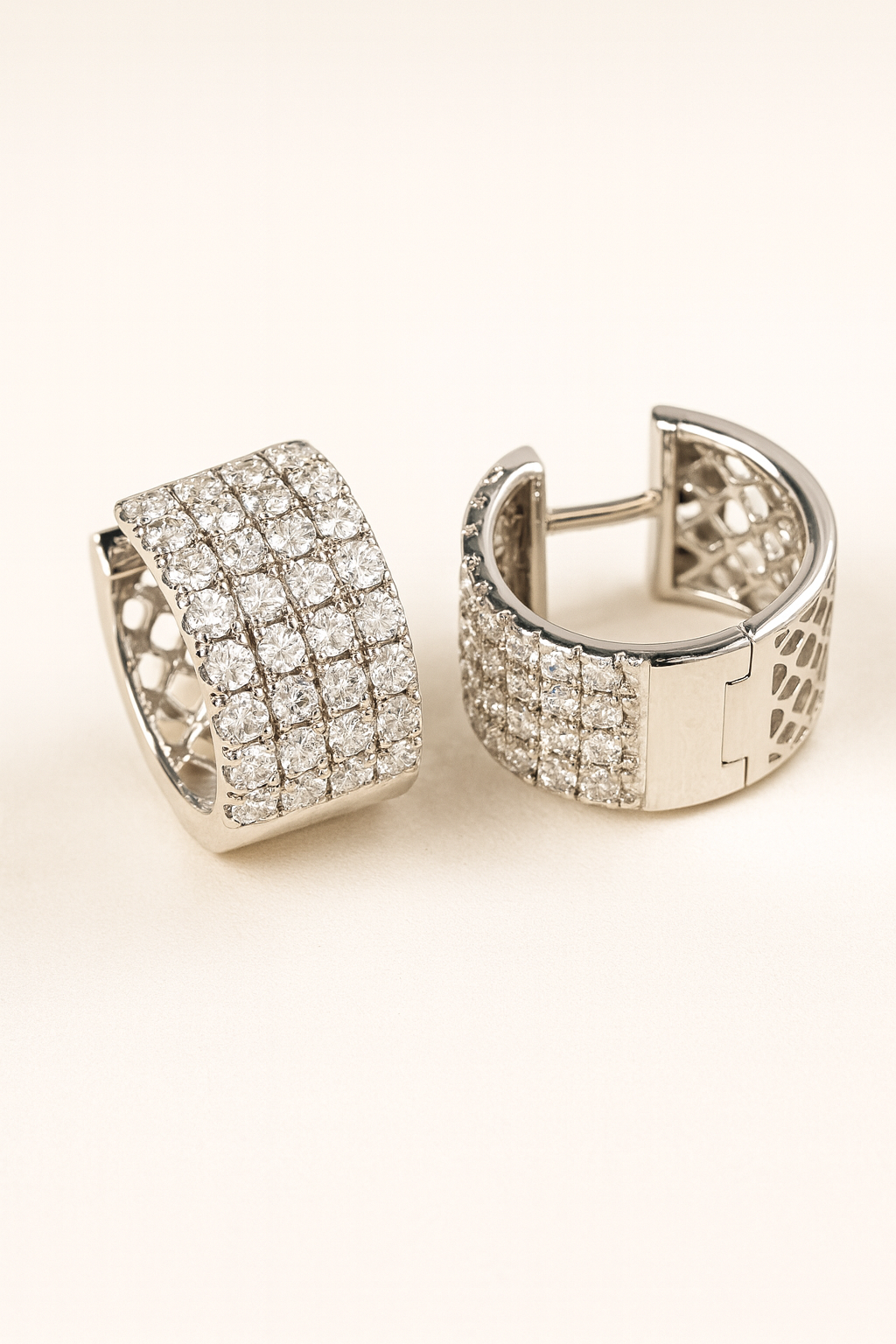 Luminara Diamond Huggie Earrings
