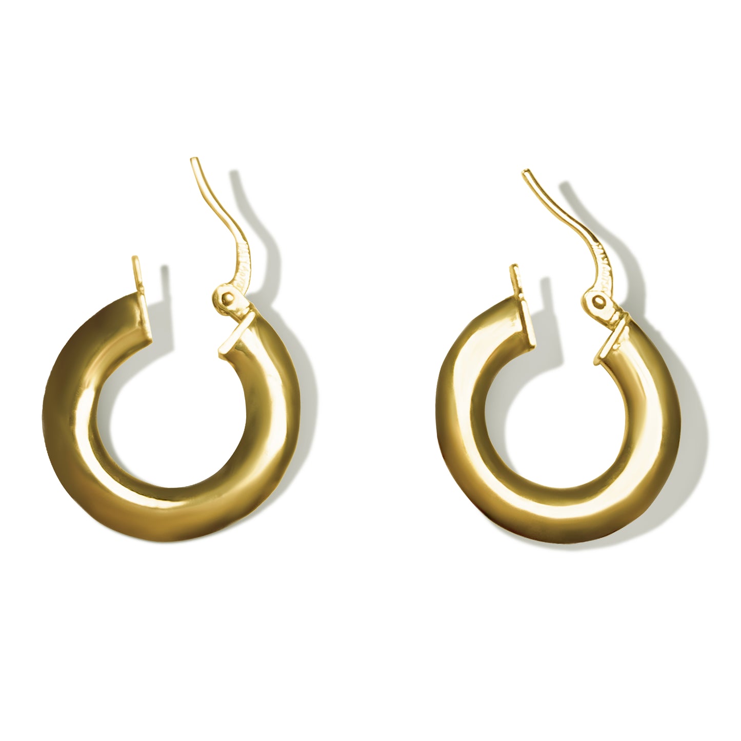 Amelia Gold Huggie Earrings
