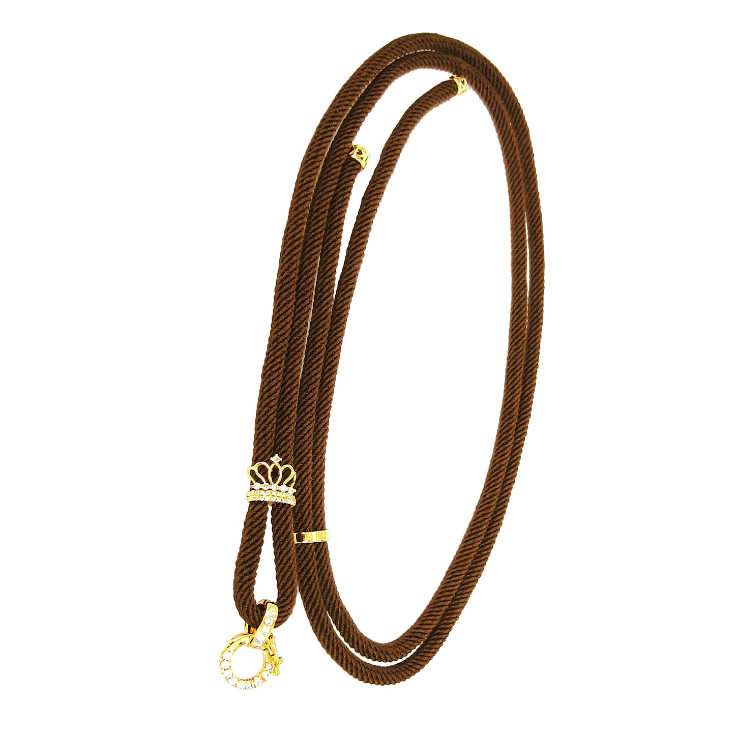 Eloise Necklace with 18K Pure Gold and Diamond Accents