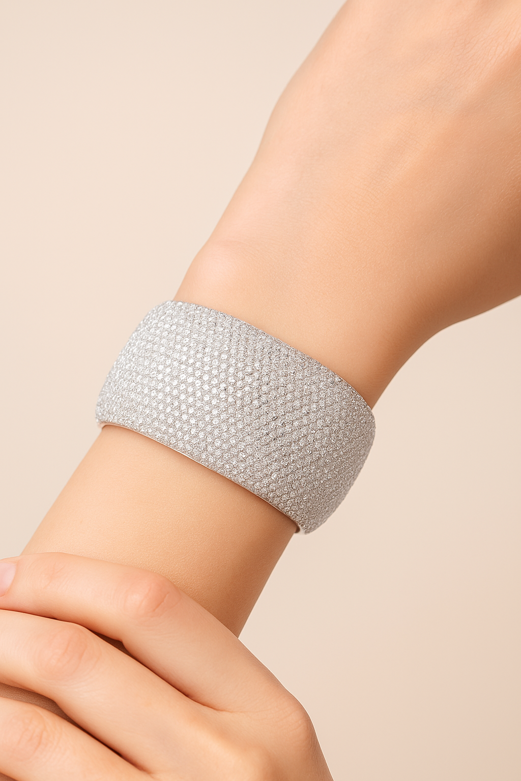 Freda Diamond Pavé Bangle