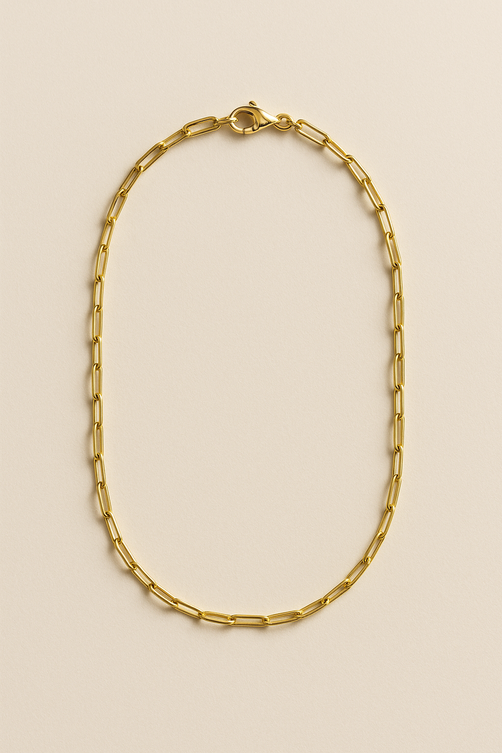 Grace Classic 18K Paperclip Chain Necklace