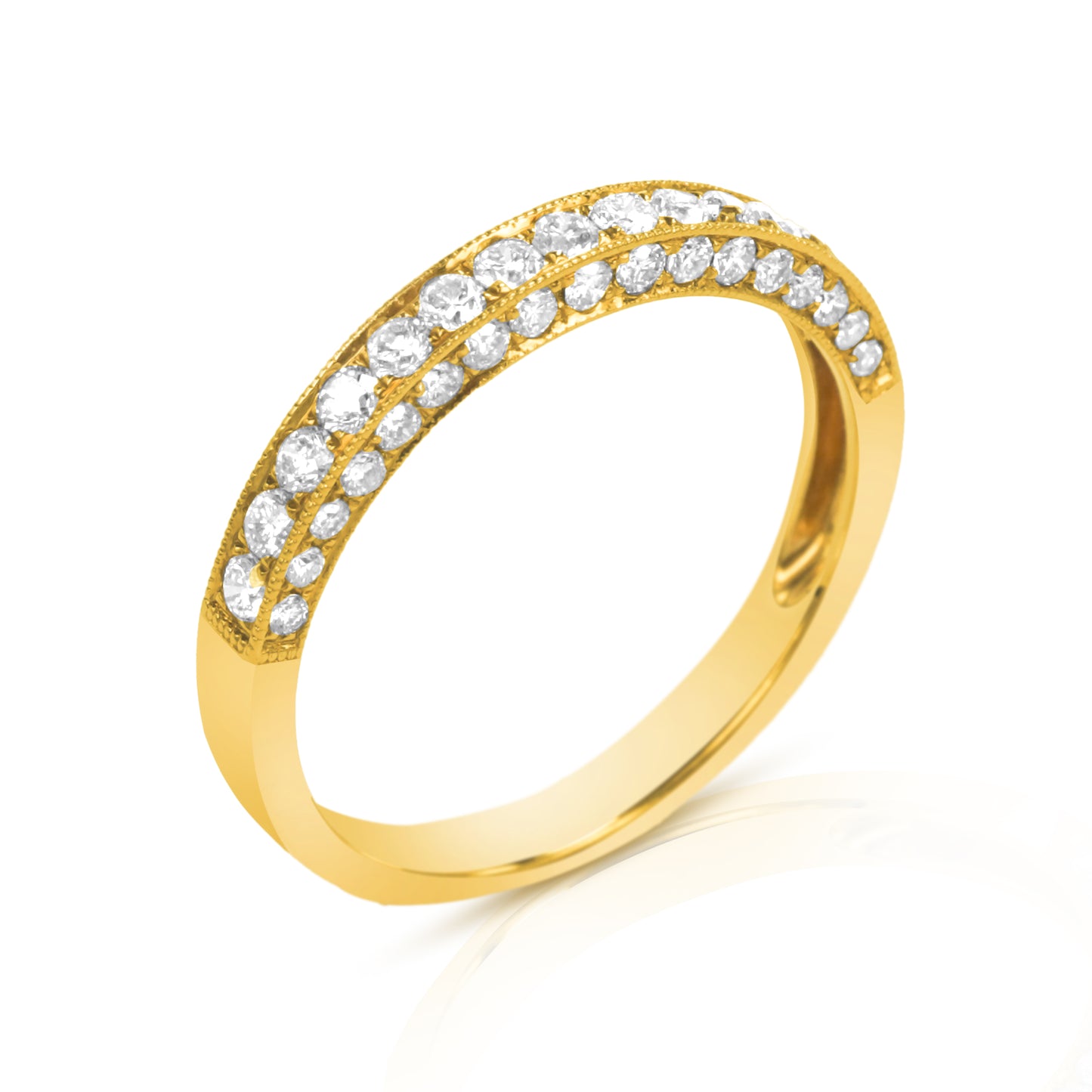 Honora 18K Rose Gold Diamond Encrusted Ring