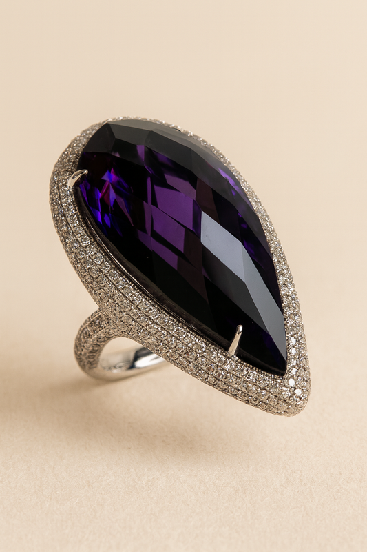 Amethyst Starfall Ring