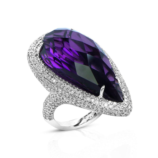 Amethyst Starfall Ring