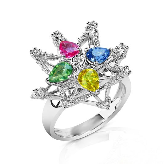 Harley Starburst Ring
