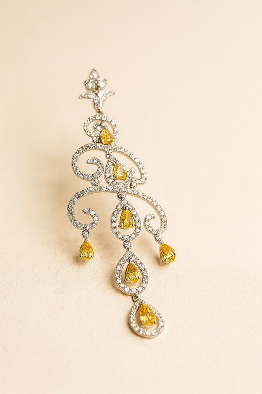 Isadora Sunlit Scroll Chandelier Pendant