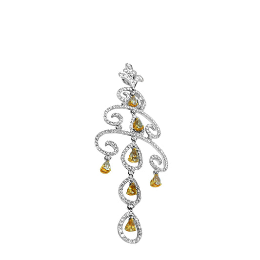 Sunlit Scroll Chandelier Pendant