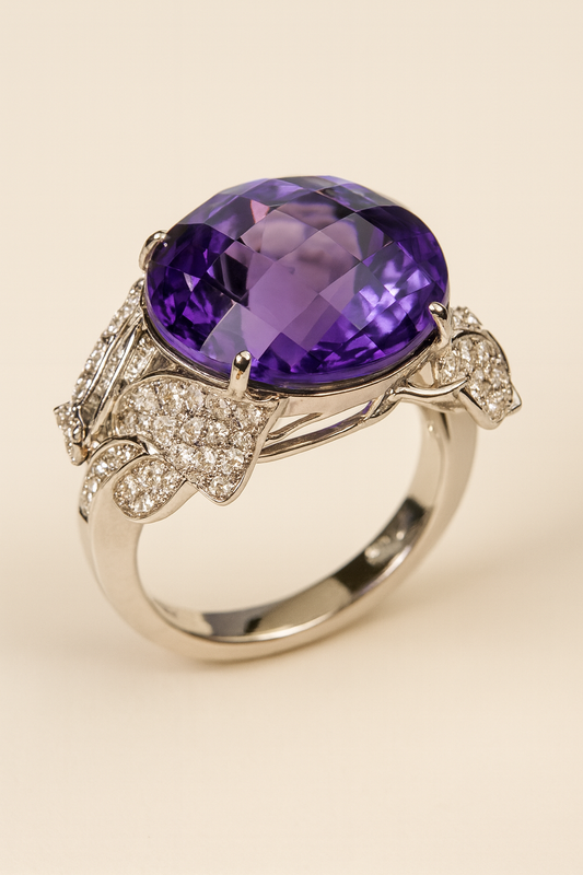 Elaura Twilight Orchid Amethyst Ring