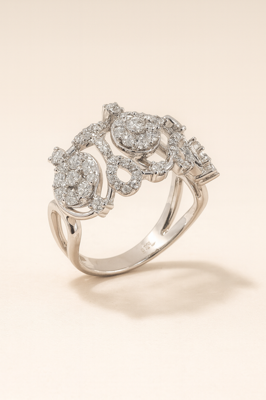 Elaine Opera Mosaic Diamond Ring