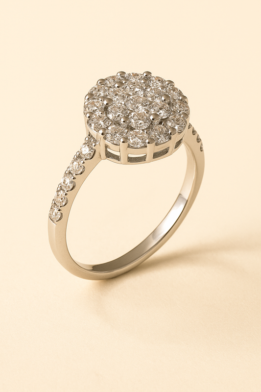Zelle Pavé Cluster Ring