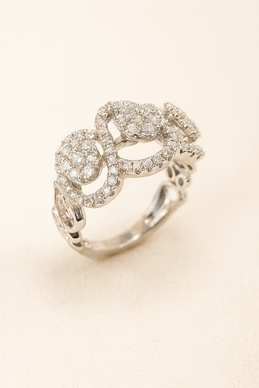 Ida Eternal Ribbons Diamond Ring