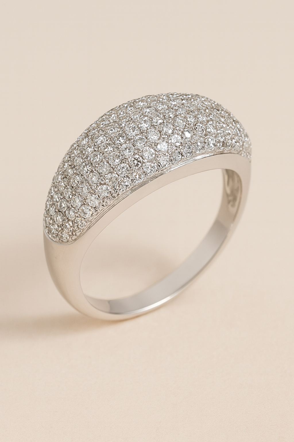 Nerida Frostfall Pavé Dome Ring