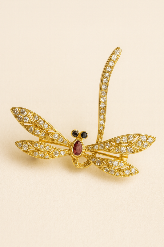 Zarina Skydancer Dragonfly Brooch