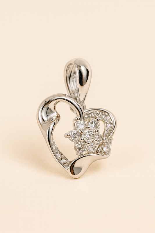 Alara Starlit Embrace Heart Pendant