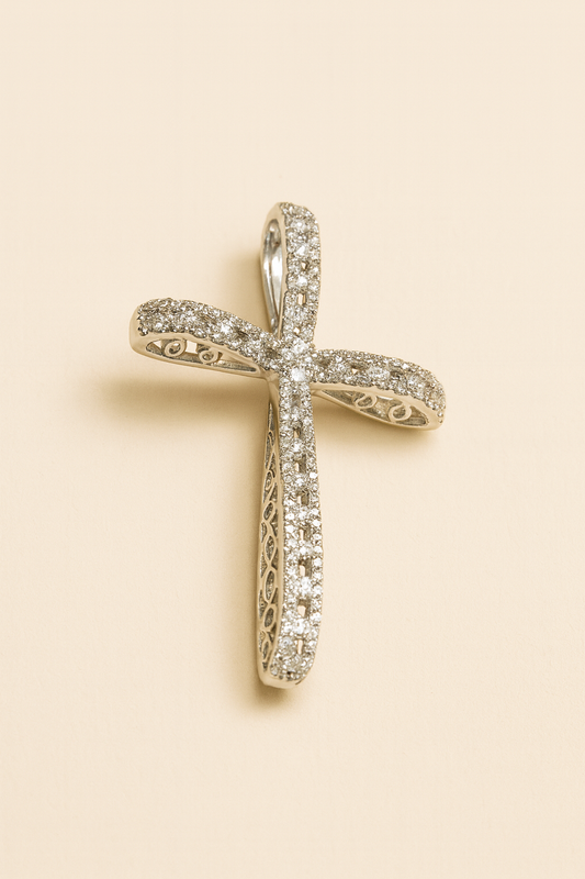 Eternal Grace Diamond Cross Pendant