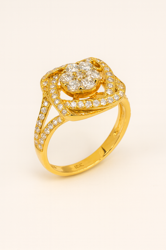 Solaris Bloom Diamond Ring
