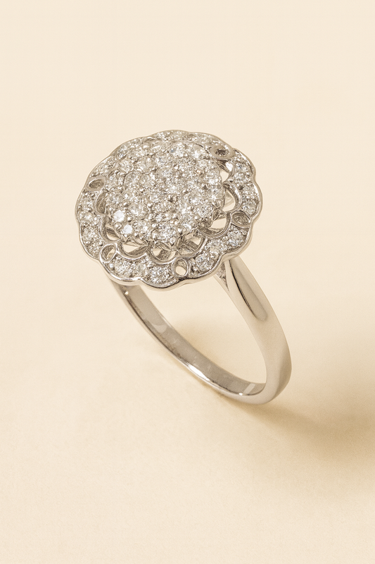 Sadie Diamond Petal Bloom Ring