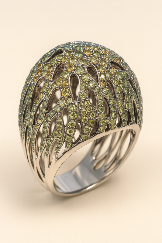 Sasha Aurora Dome Ring
