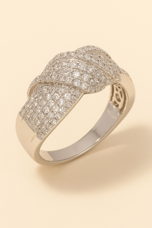 Serena Diamond Weave Ring