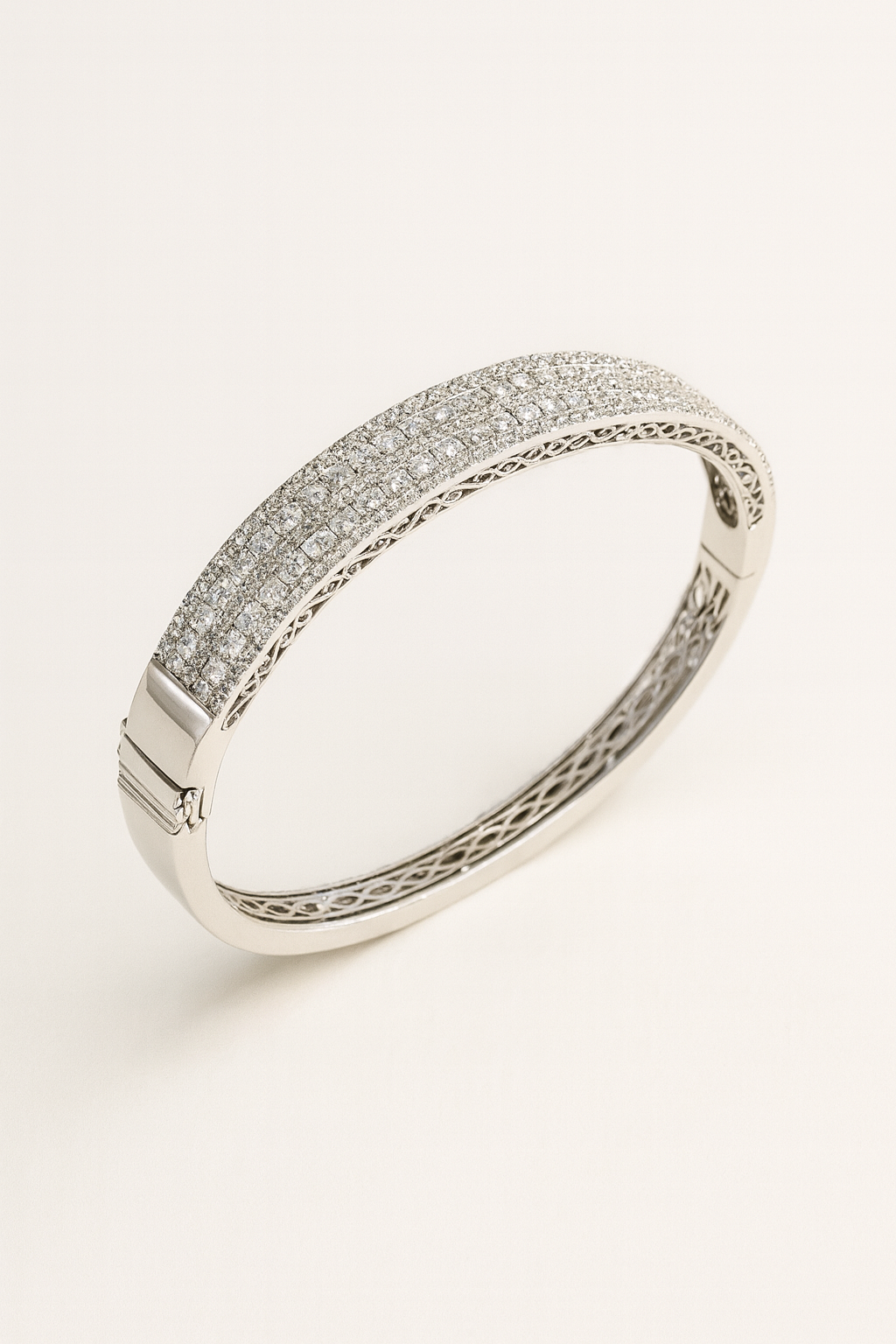 Lorraine Diamond Pavé Elegance Bangle