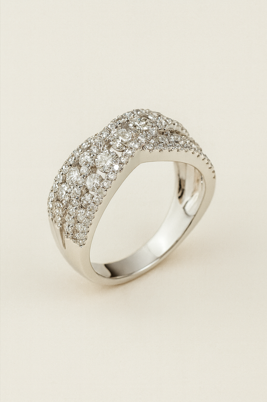 Phoebe Diamond Cascade Ring