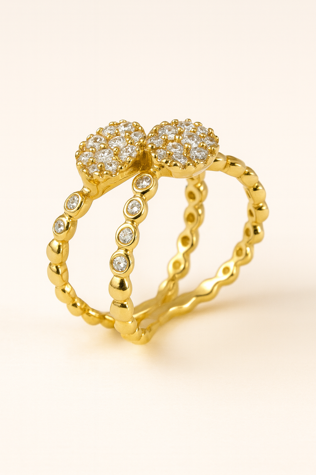 Ines Twin Orbit Ring