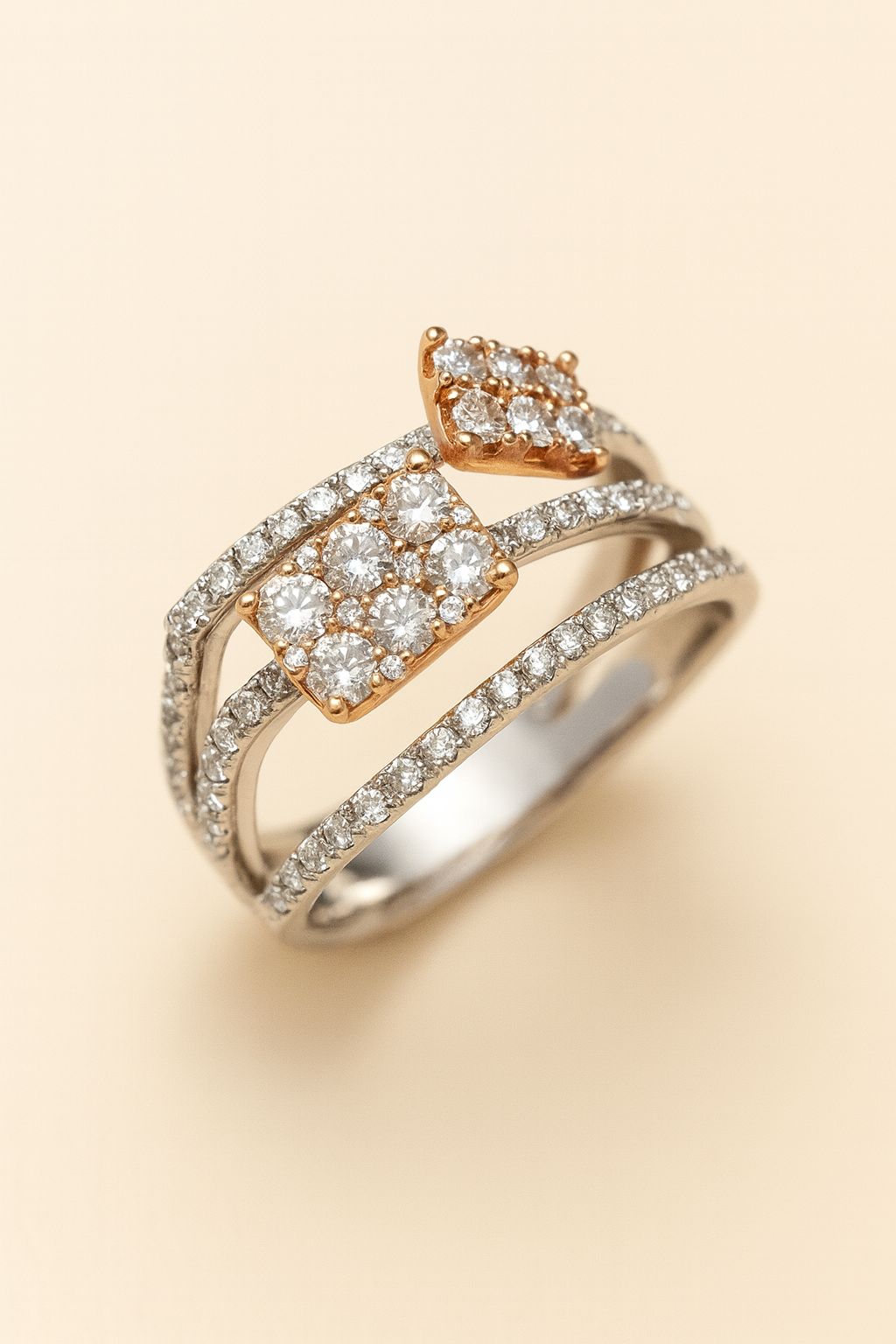 Keira Duality Diamond Ring