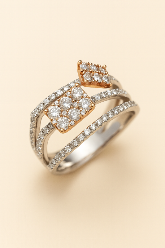 Keira Duality Diamond Ring