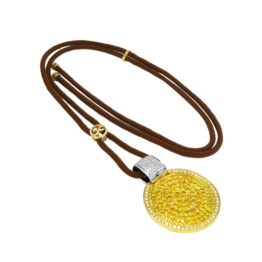 Reese Yellow Diamond Medallion