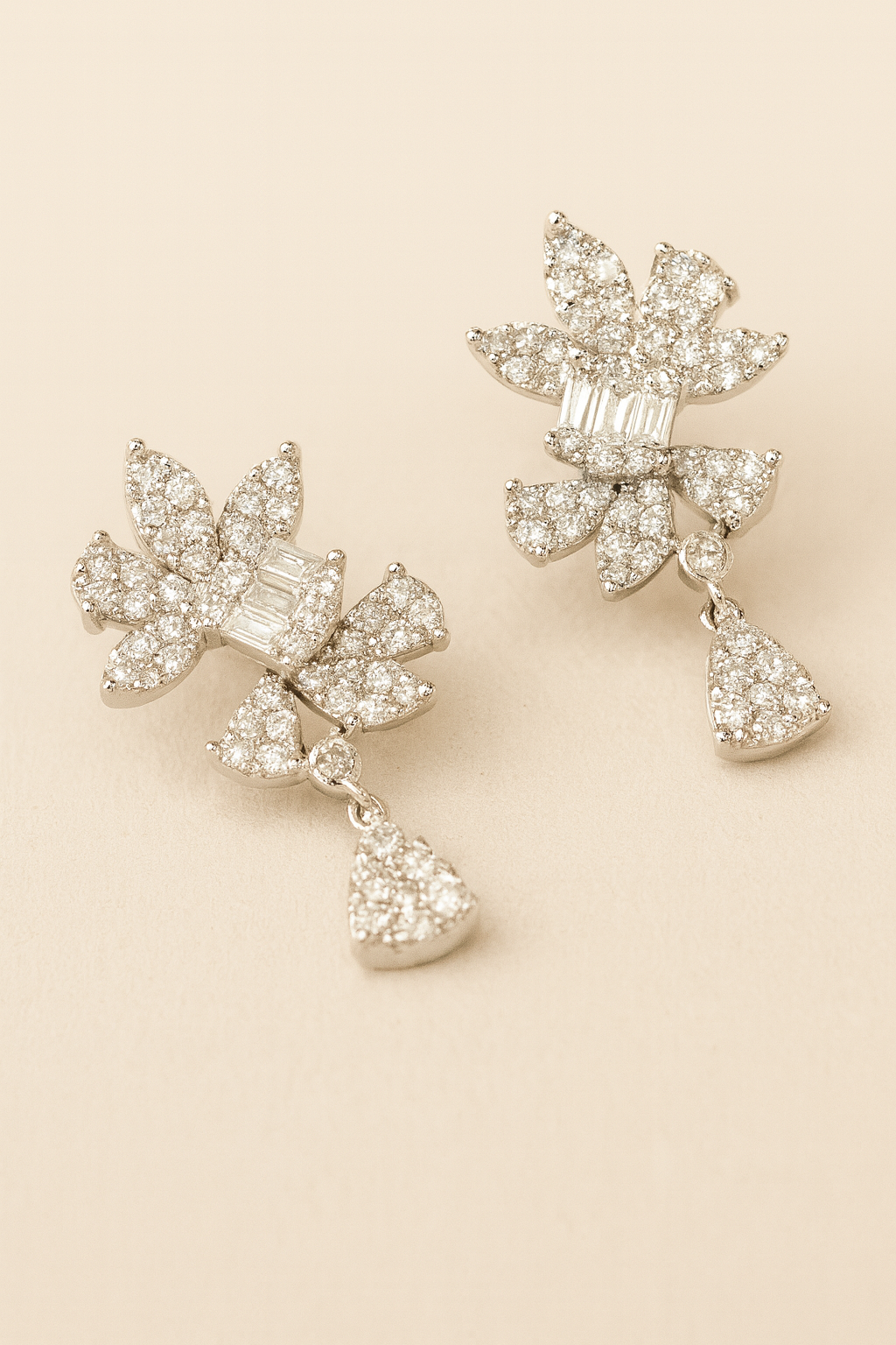 Nina Diamond Blossom Earrings