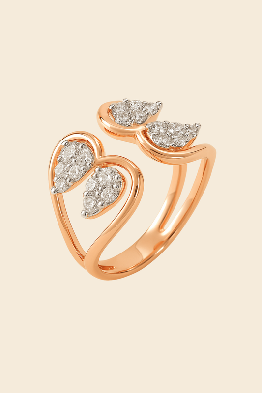 Rosera Diamond Blossom Ring