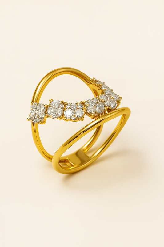 Floria Rose Gold Diamond Ring