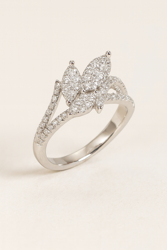 Edwina Diamond Cluster Ring