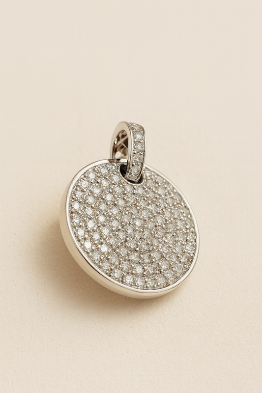 Dorcas Diamond Medallion Pendant
