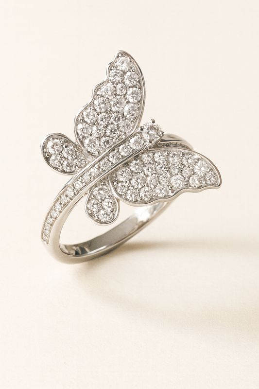 Cordelia Diamond Butterfly Ring