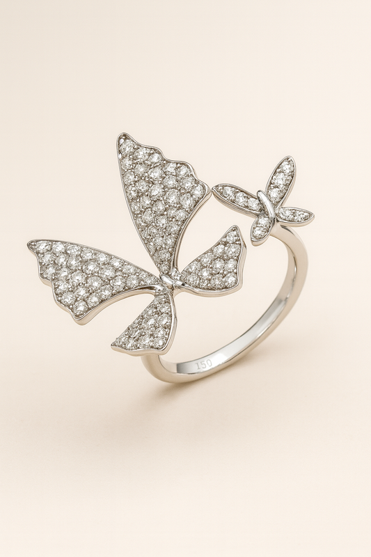 Adelle Twin Butterfly Ring