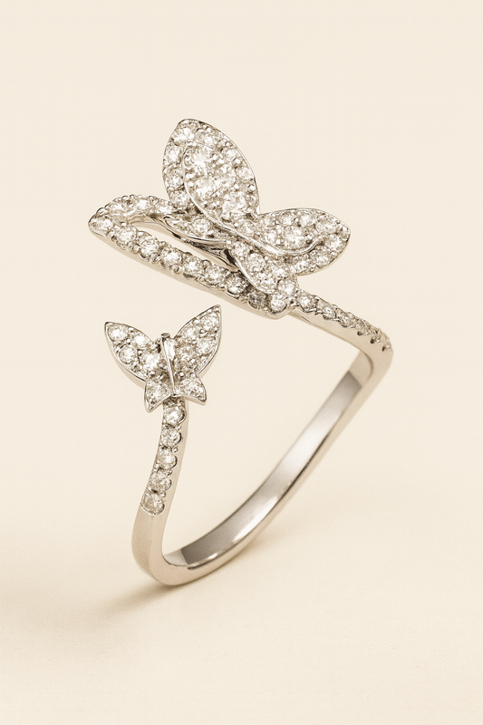 Cora Diamond Butterfly Ring