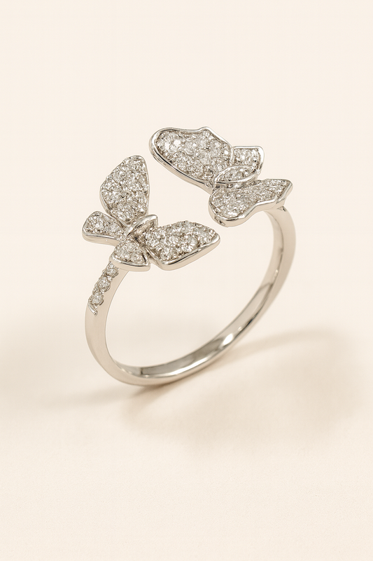 Ava Diamond Flutter Duo Ring
