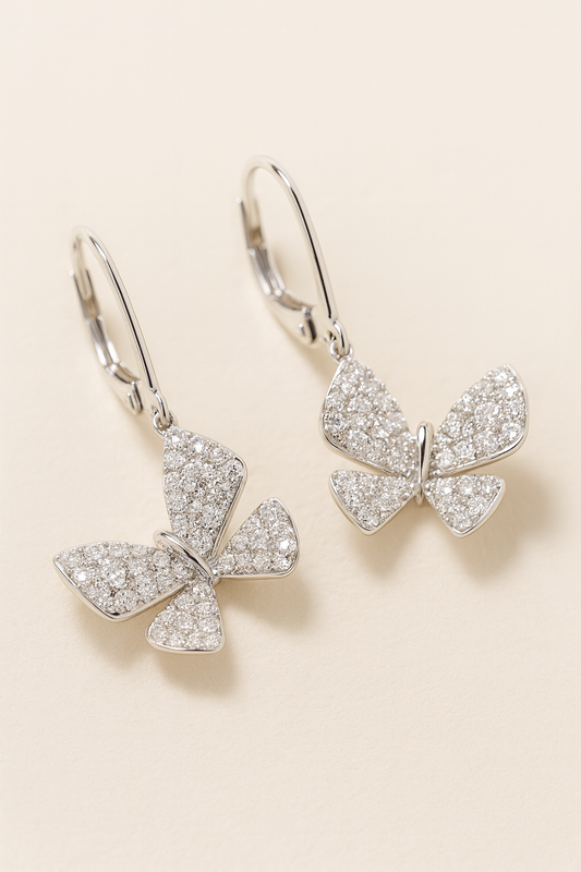 Cynthia Butterfly Drop Earrings