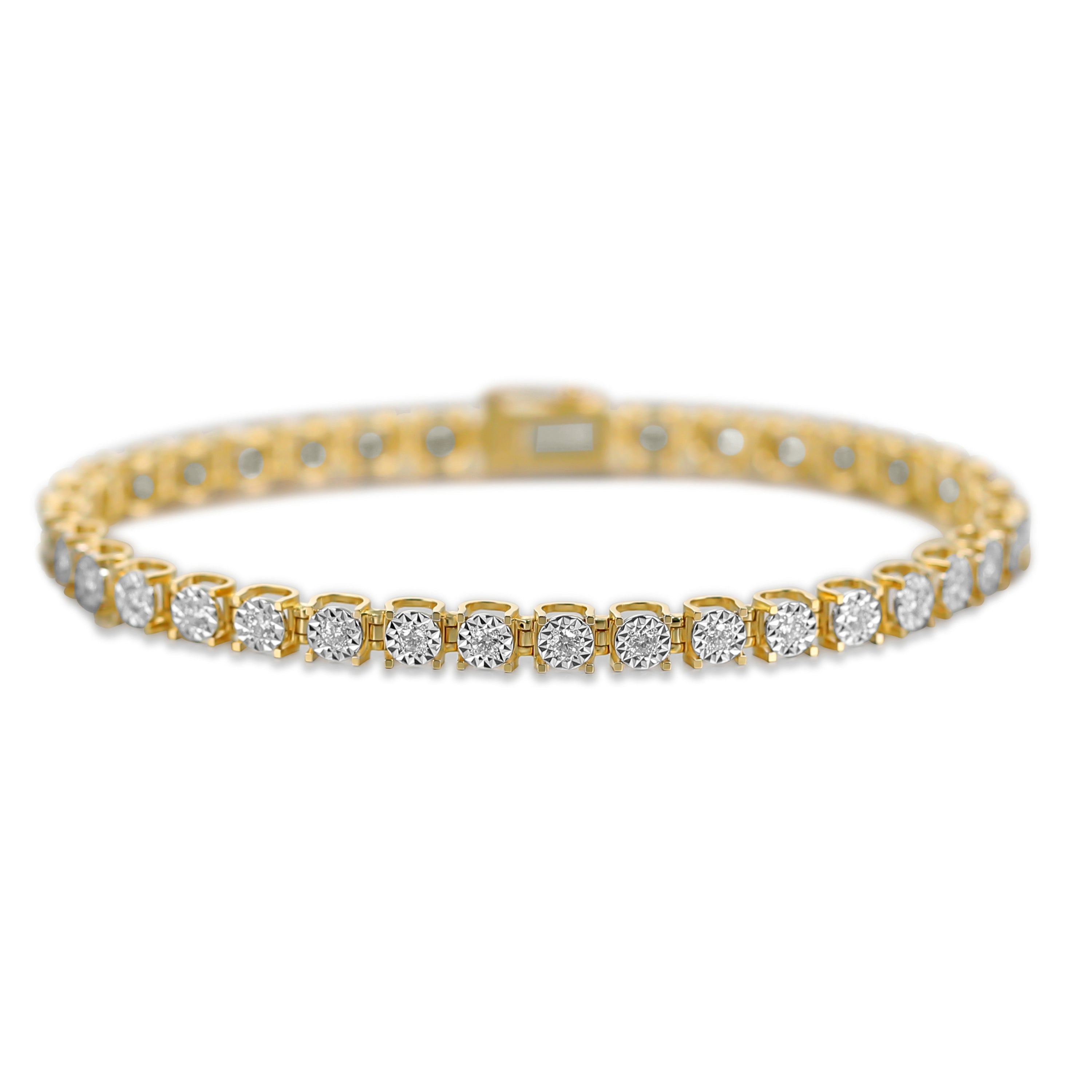 18K White Diamond Bracelet